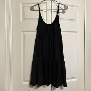 Old Navy Braided-Strap Tiered Mini Swing Dress